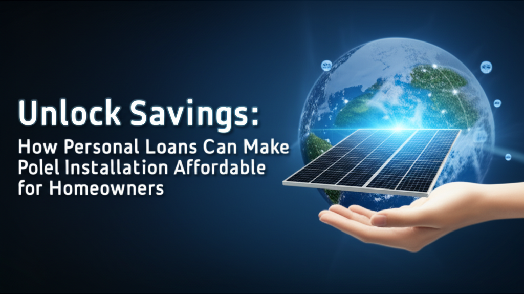 Unlock Savings: How Personal Loans Can Make Solar Panel Installation Affordable for Homeowners