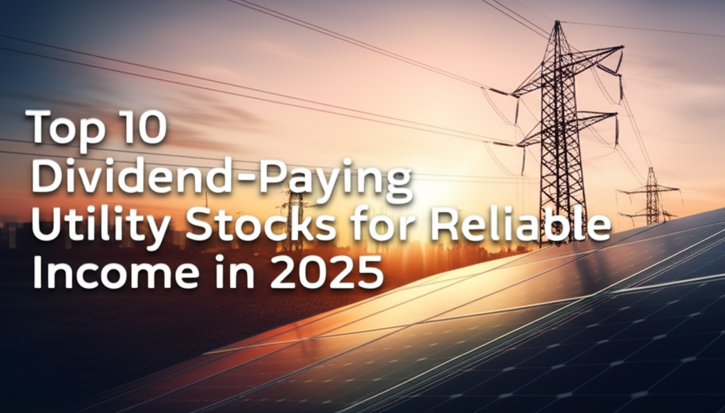 Top 10 Dividend-Paying Utility Stocks for Reliable Income in 2025