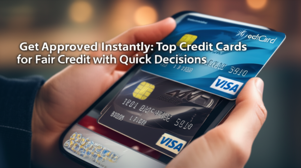 Get Approved Instantly: Top Credit Cards for Fair Credit with Quick Decisions