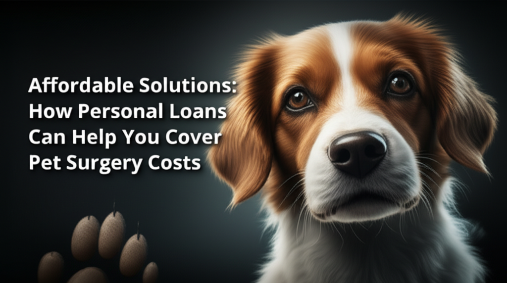 Affordable Solutions: How Personal Loans Can Help You Cover Pet Surgery Costs