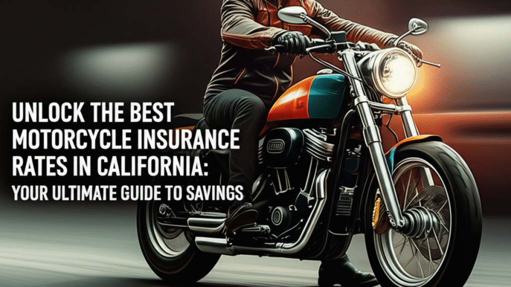 Unlock the Best Motorcycle Insurance Rates in California: Your Ultimate Guide to Savings