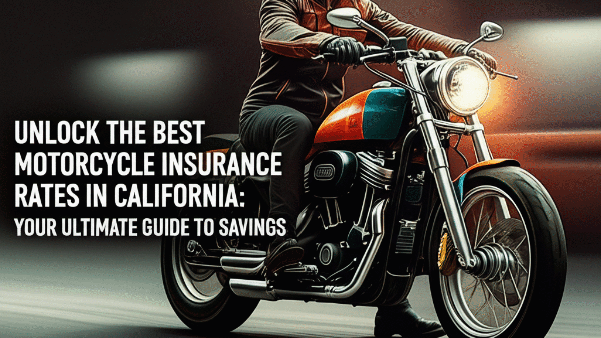 Unlock the Best Motorcycle Insurance Rates in California: Your Ultimate Guide to Savings